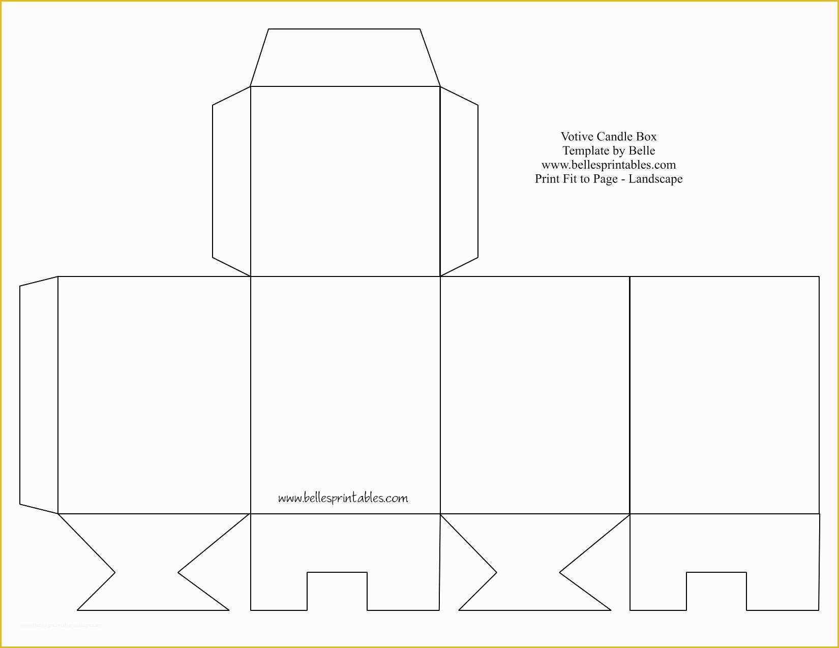 Box with Lid Templates Free Of Template Template Box