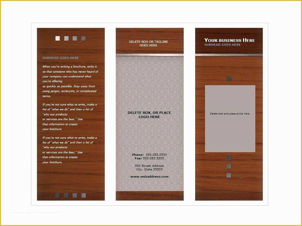 Brochure Design Templates Free Download Of 31 Free Brochure Templates Ms Word and Pdf Free