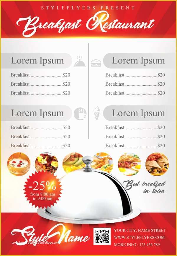 Brunch Menu Template Free Of Breakfast Menu Templates 17 Free Psd Ai Eps Vector