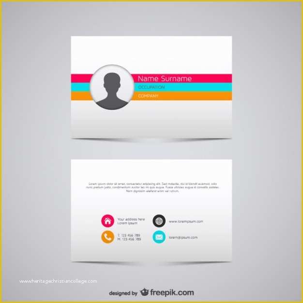 Business Card Ai Template Free Download Of 20 Free Business Card Design Templates From Freepik