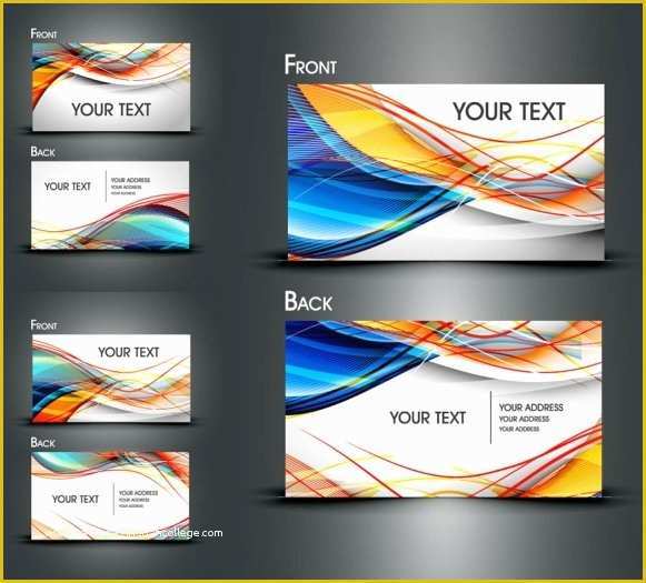 business card template ai file free download