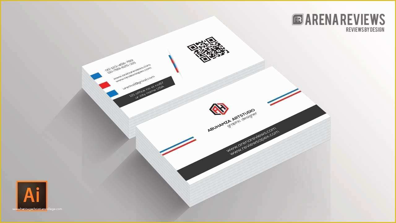 Business Card Ai Template Free Download Of New Graph Business Card Template Illustrator