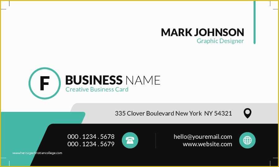 Business Card Template for Free Printable Of 40 Free Business Card Templates Template Lab