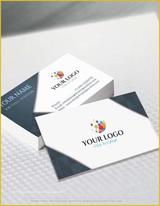 Business Card Template Maker Free Of Free Business Card Maker App 3d Wave Business Card Template