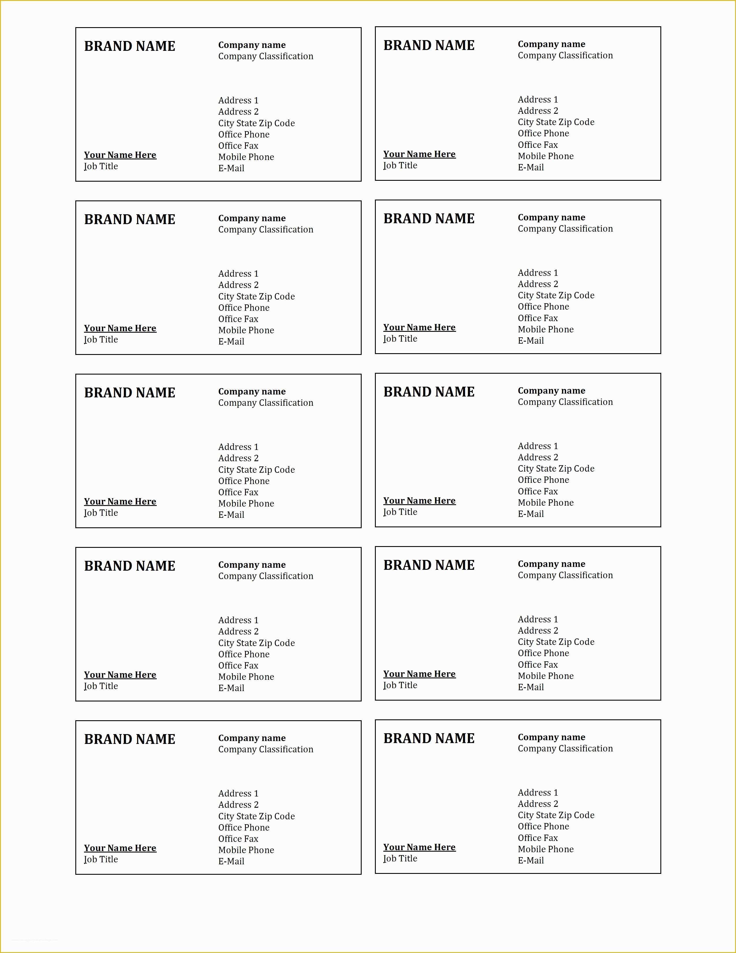 Business Card Template Maker Free Of Unique Make Your Own Business Cards Free Printable