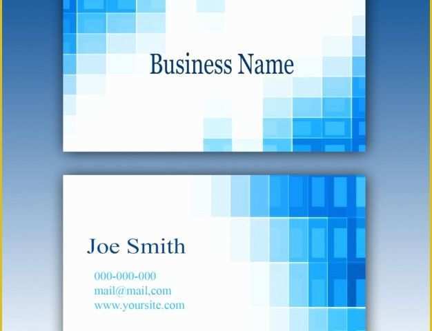 Business Card Template Word Free Download Of Blue Business Card Template Psd File