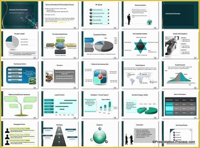 Business Proposal Powerpoint Template Free Download Of Business Card Powerpoint Template Set Primary Business