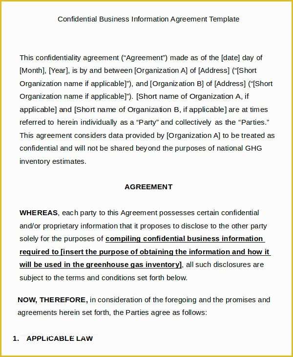 Business Sale Agreement Template Free Download Of 13 Business Agreement Templates Word Pages