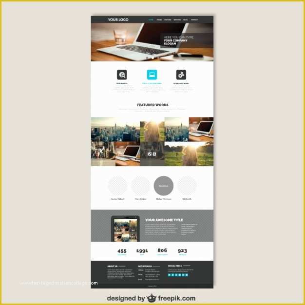 Business Website Templates Free Download Of Business Website Template Vector