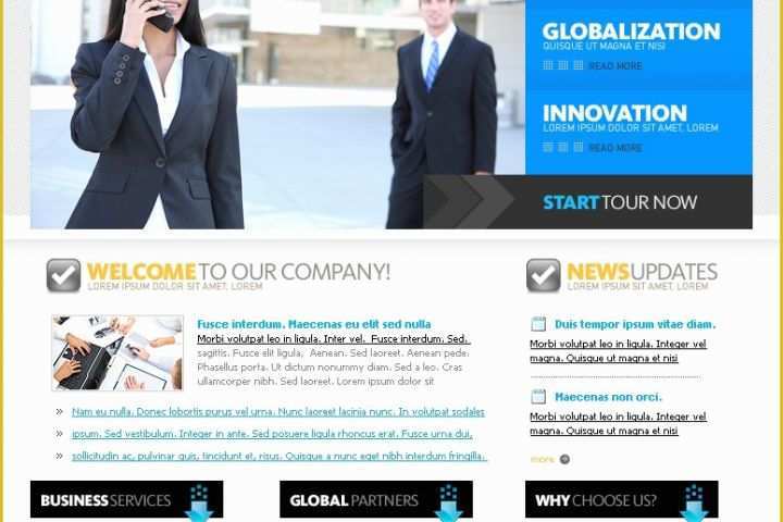 Business Website Templates Free Download Of Free Business Template