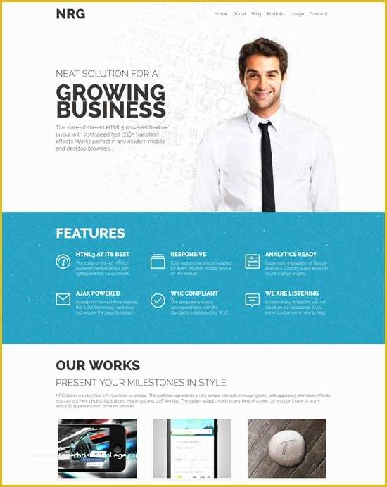 Business Website Templates Free Of 20 Free & Premium Business Website Templates