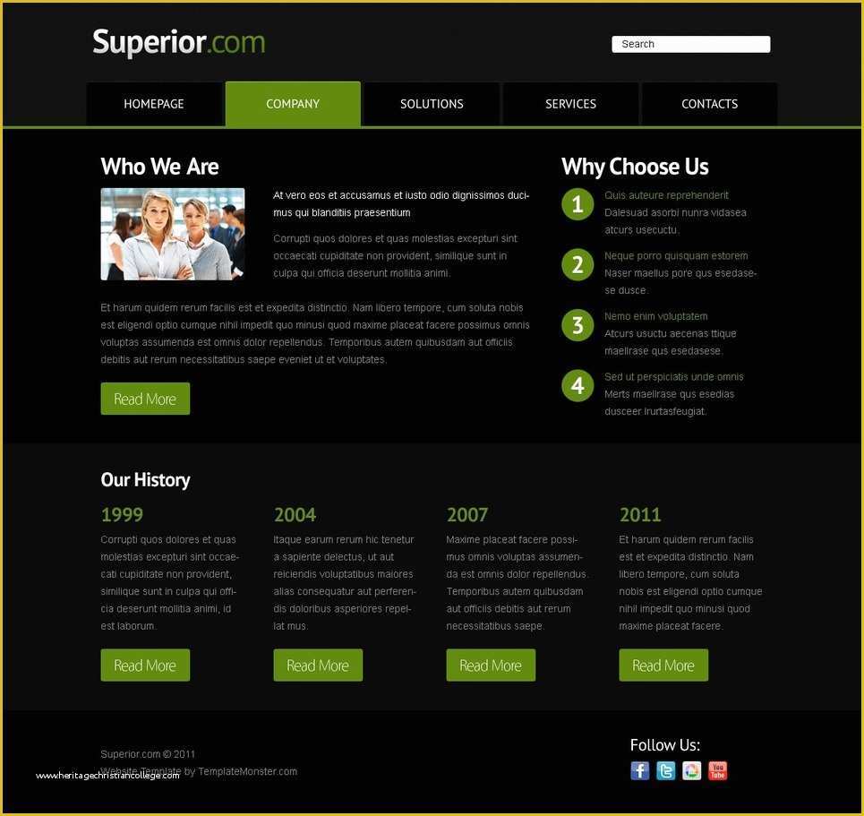 Business Website Templates Free Of Free Business Website Template Jquery Slider
