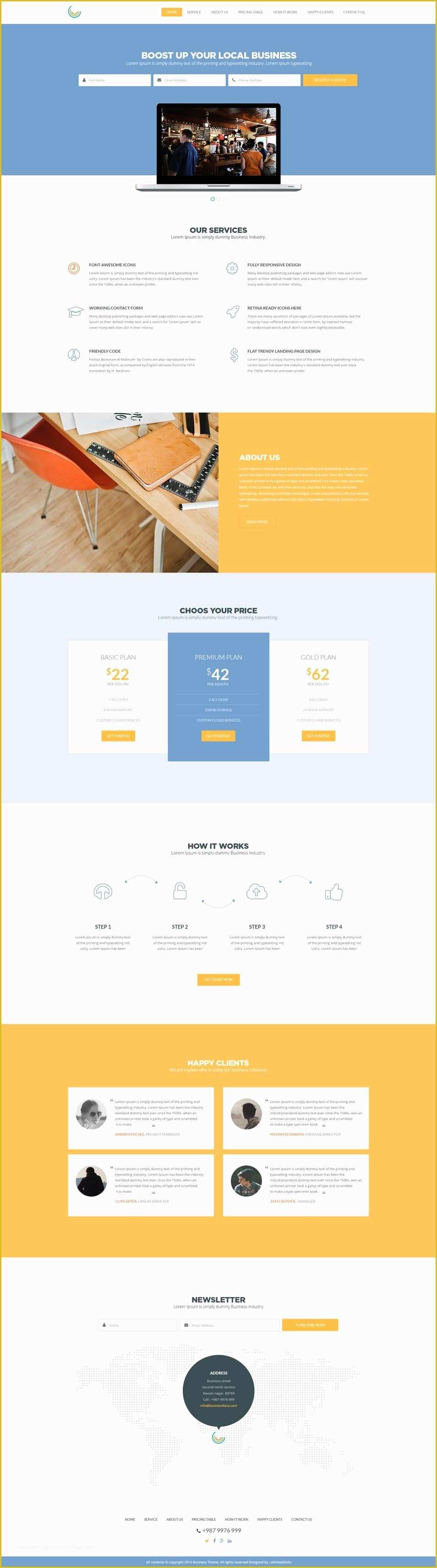 Business Website Templates Free Of Free Corporate and Business Web Templates Psd