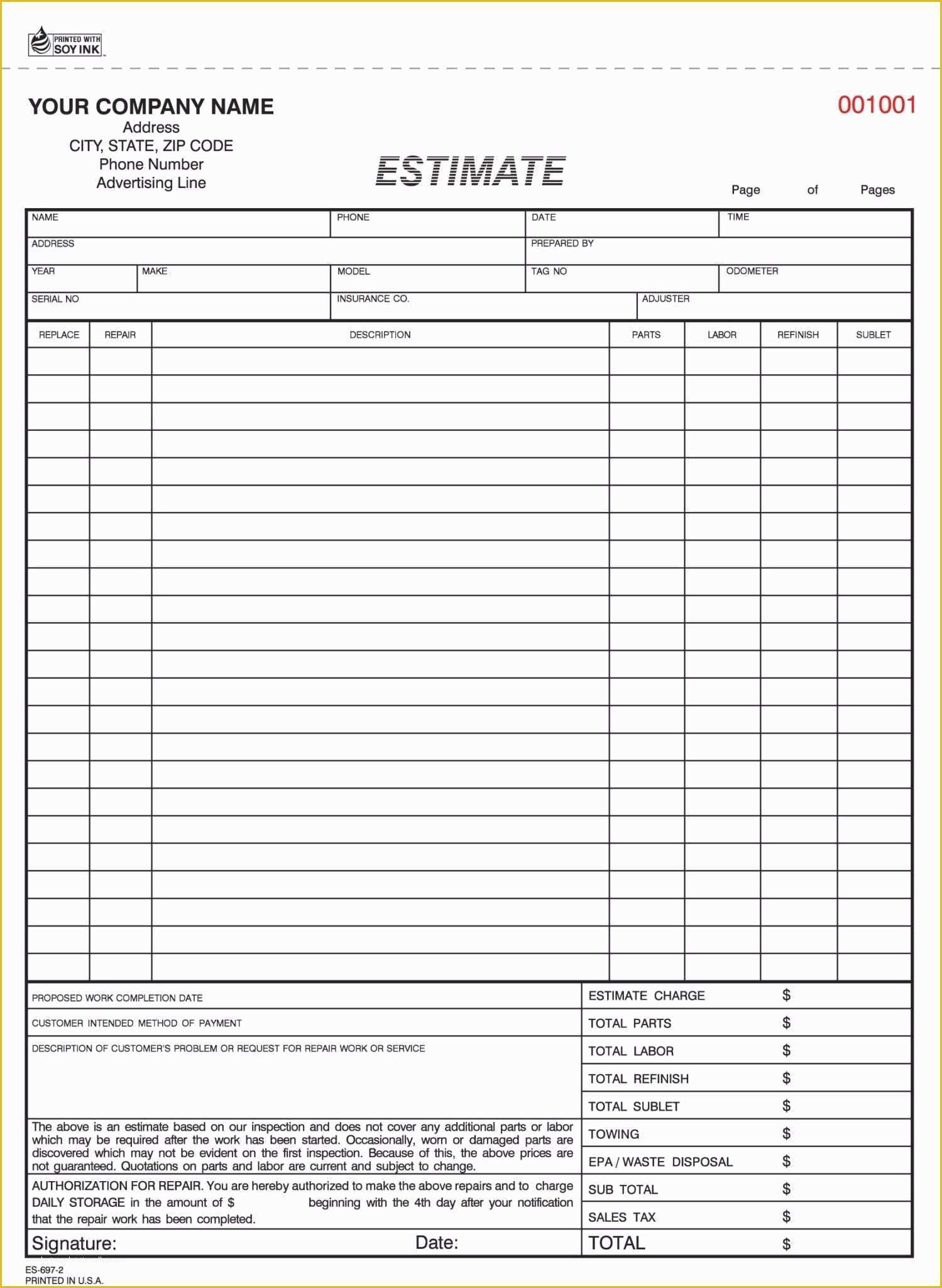 car-repair-estimate-template-free-of-2-part-auto-repair-estimate-form