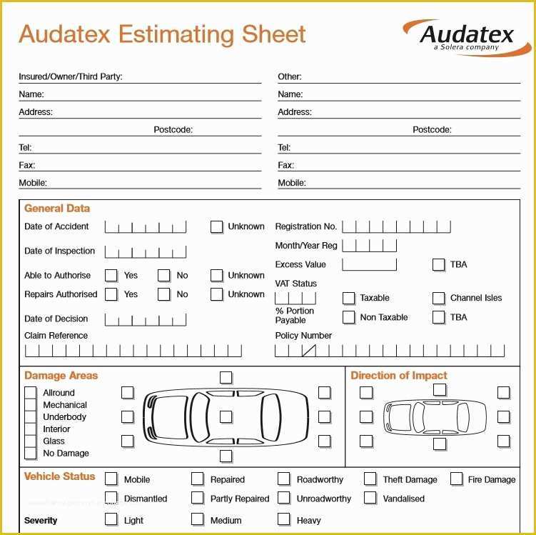 Car Repair Estimate Template Free Of 9 Free Sample Auto Repair Quotation Templates Printable