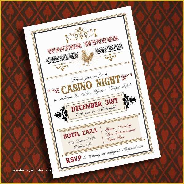 Casino Night Invitation Template Free Of Casino Night Invitation Template – orderecigsjuicefo