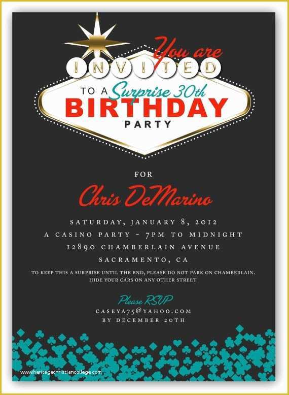 Casino Party Invitations Templates Free Of 31 Best Images About Invitation Ideas for Casino Nights On