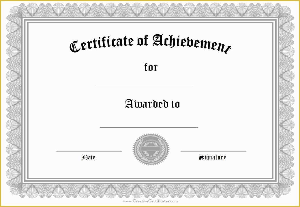 Certificate Of Completion Template Free Download Of Certificate Of Pletion Templates Free