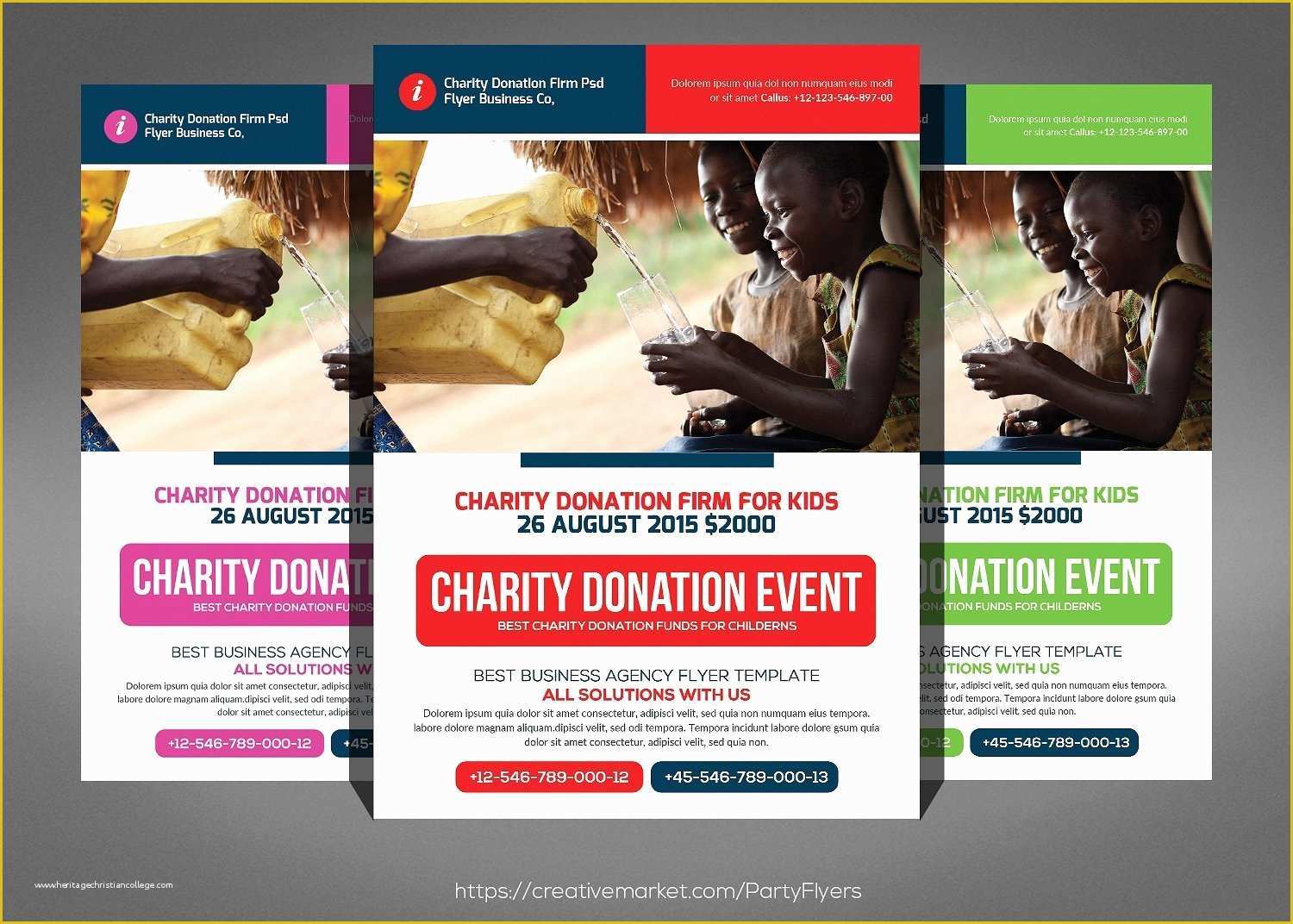 Charity event Flyer Templates Free Of 16 Designs for Donation Flyer