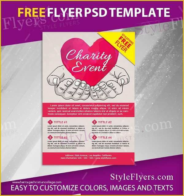 Charity event Flyer Templates Free Of 27 Charity Flyer Templates Free & Premium Download