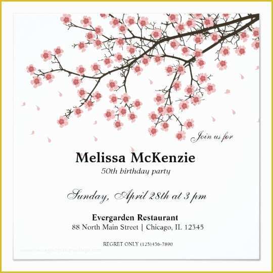 Cherry Blossom Invitation Template Free Of Cherries Apron and Chef Hat Birthday Invitations