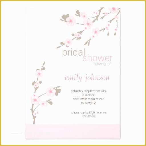 47 Cherry Blossom Invitation Template Free