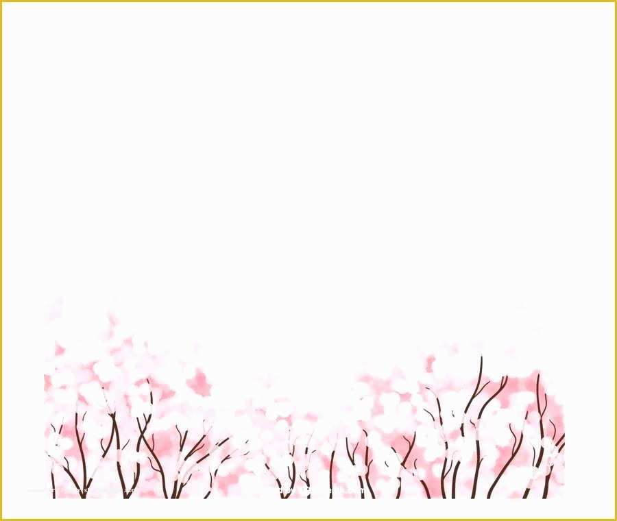 Cherry Blossom Invitation Template Free Of Pink Cherry Blossoms Picture Postcard Blossom Template