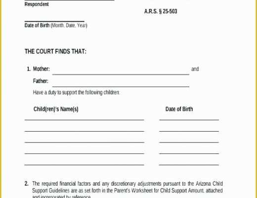 Child Support Agreement Template Free Download Of Private Child Support Agreement Template Unique Notarized