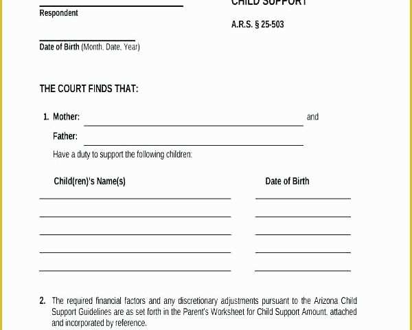 Child Support Agreement Template Free Download Of Private Child Support Agreement Template Unique Notarized
