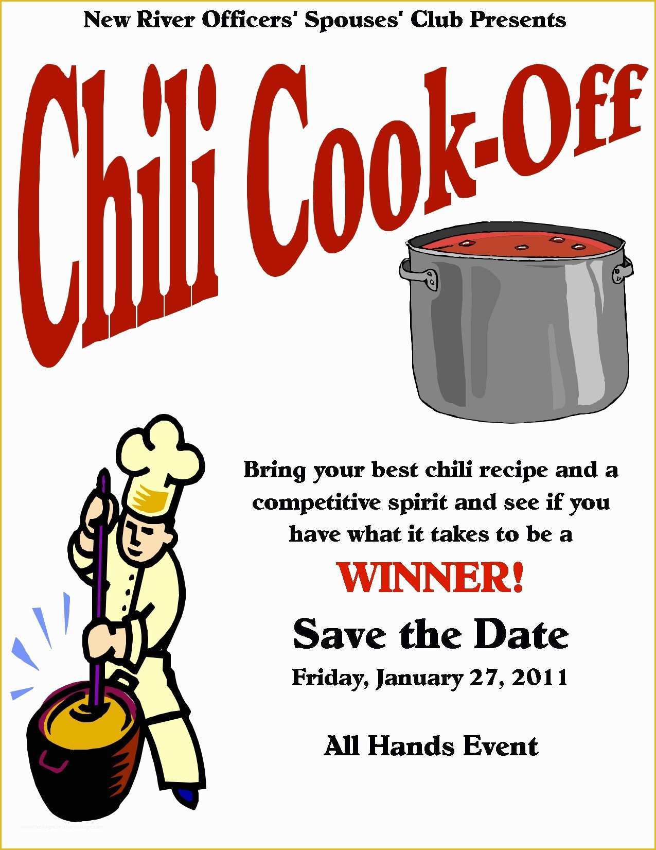 Chili Cook Off Flyer Template Free Of 10 Best Of Chili Cook F Poster Templates Chili