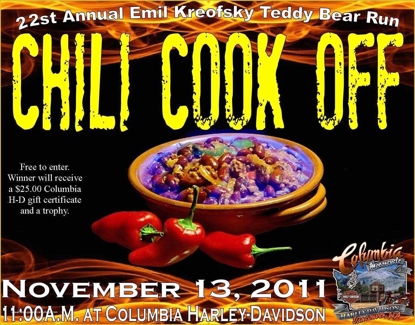 Chili Cook Off Flyer Template Free Of 12 Best S Of Chili Fundraiser Flyer Templates Chili