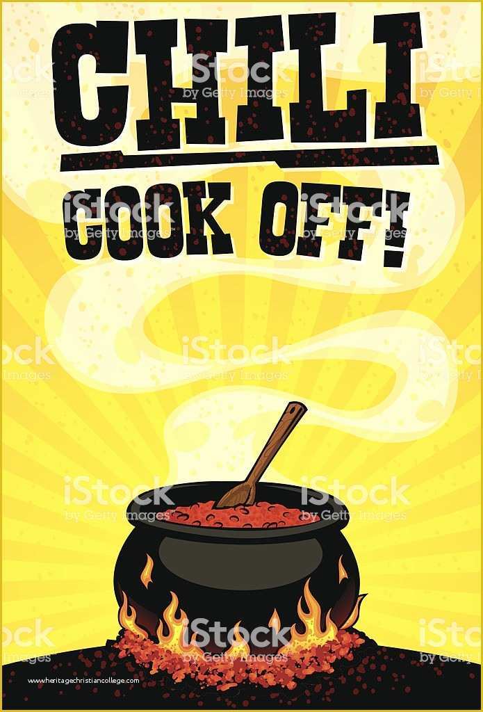 Chili Cook Off Flyer Template Free Of Chili Cook F Flyer Stock Vector Art