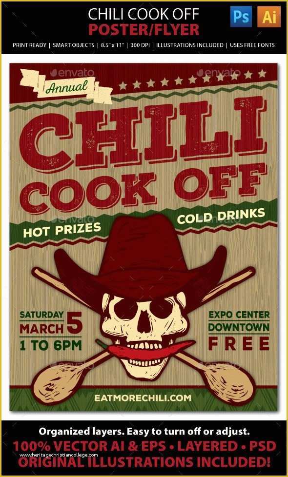 Chili Cook Off Flyer Template Free Of Chili Cook F Petition Poster ...