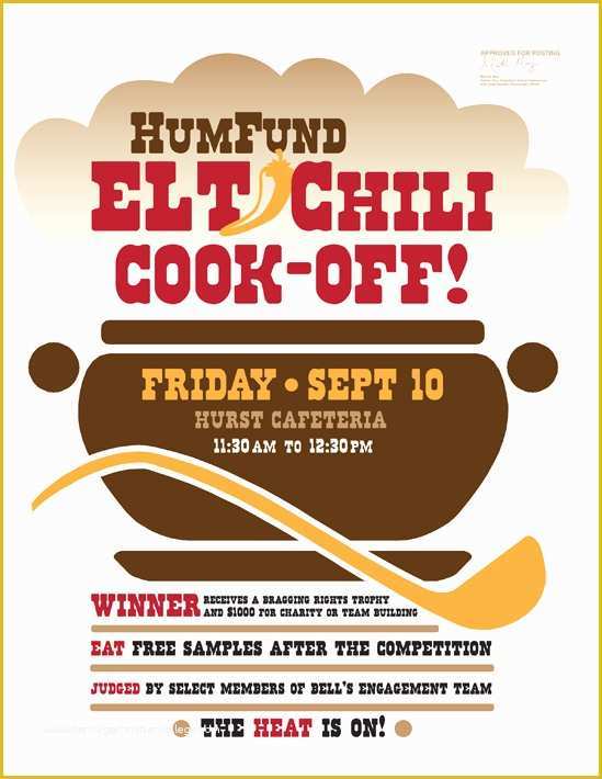 Chili Cook Off Flyer Template Free Of Design Portfolio Of Sarah Mockler