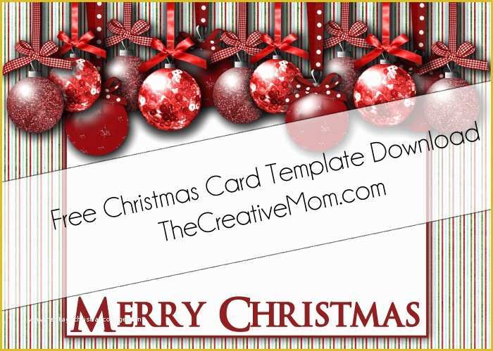 Christmas Cards Templates Free Downloads Of Christmas Card Templates Free Download the Creative Mom