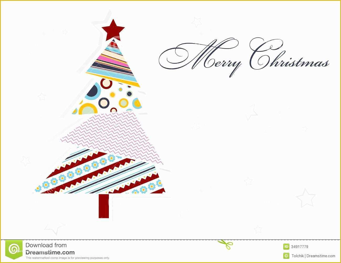 Christmas Cards Templates Free Downloads Of Template Christmas Greeting Card Vector Stock Vector