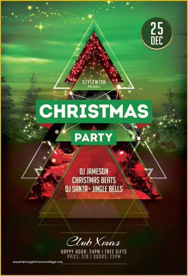 Christmas Concert Flyer Template Free Of Christmas Party Flyer Template by Stylewish On Deviantart