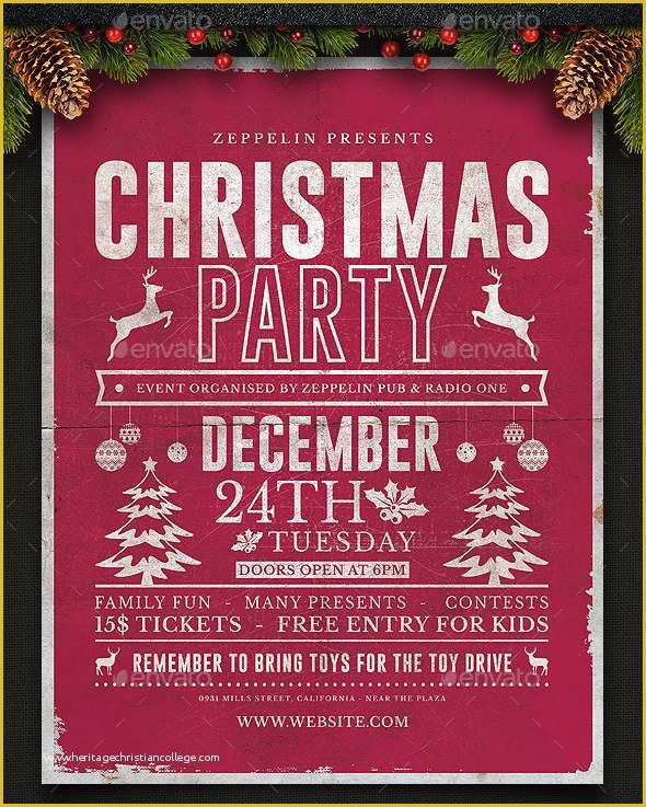 Christmas Flyers Templates Free Psd Of 25 Christmas Psd Flyers