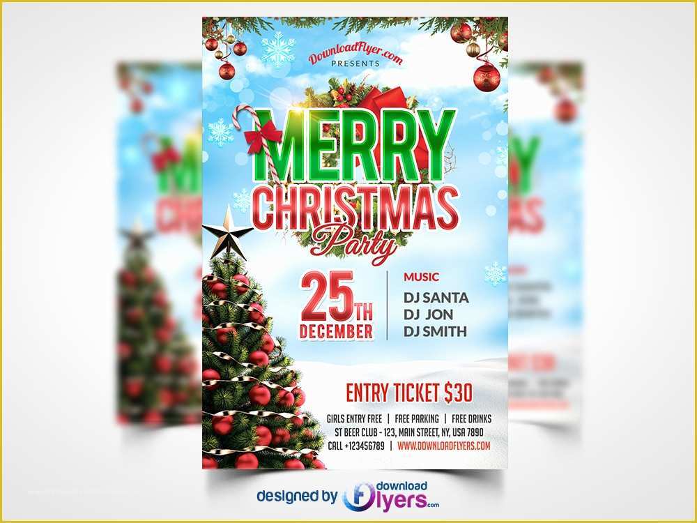 Christmas Flyers Templates Free Psd Of Downloadpsd Author at Mockup Depot Page 3 Of 15