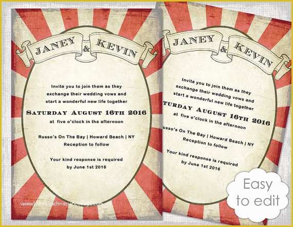 Circus Invitation Template Free Of Carnival Invitation Template Printable Wedding Invitations