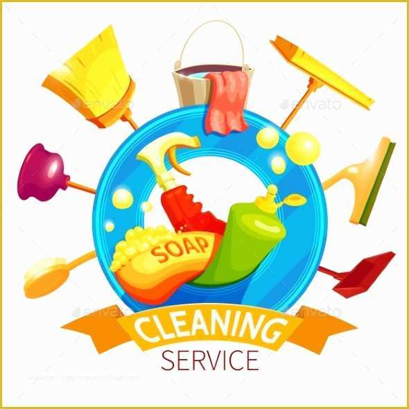 Cleaning Business Templates Free Of Cleaning Logo Business Position by Vectorpot