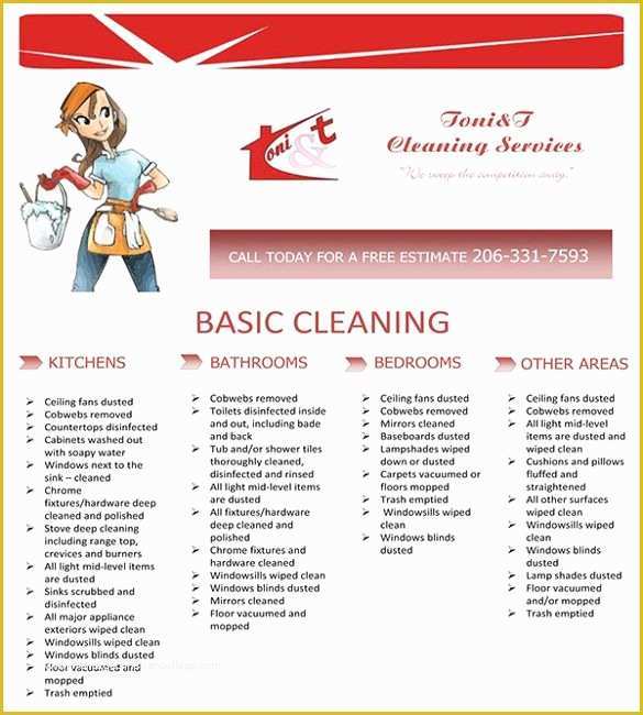 Cleaning Business Templates Free Of Cleaning Service Flyer Template