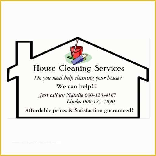 Cleaning Business Templates Free Of Cleaning Services Business Cards Samples