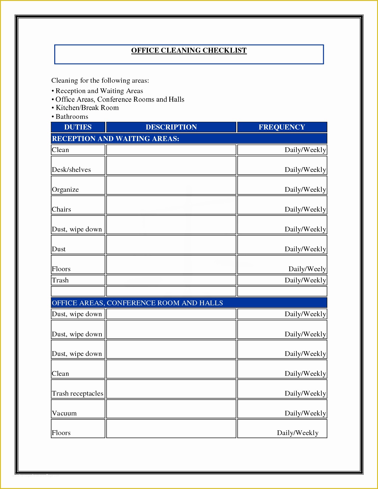 cleaning business plan template