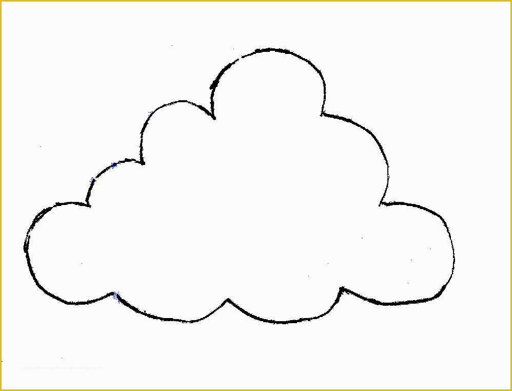 Cloud Template Free Of Clip Art Clouds Cliparts