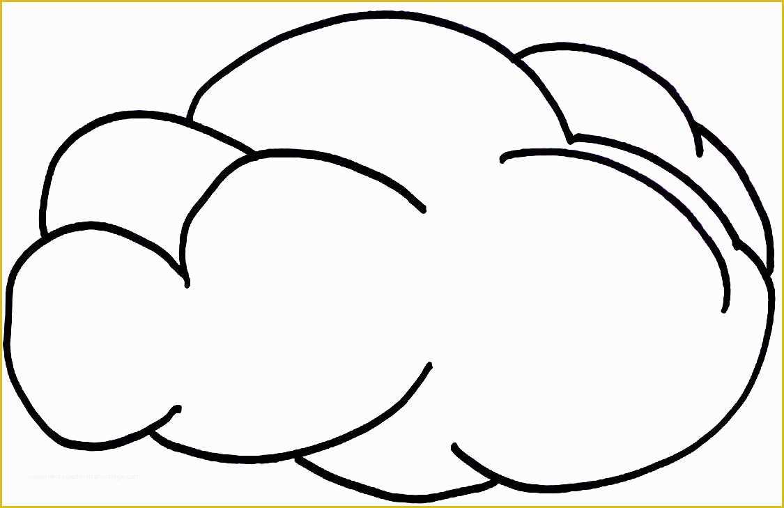 Cloud Template Free Of Cloud Coloring Pages Template Page Grig3