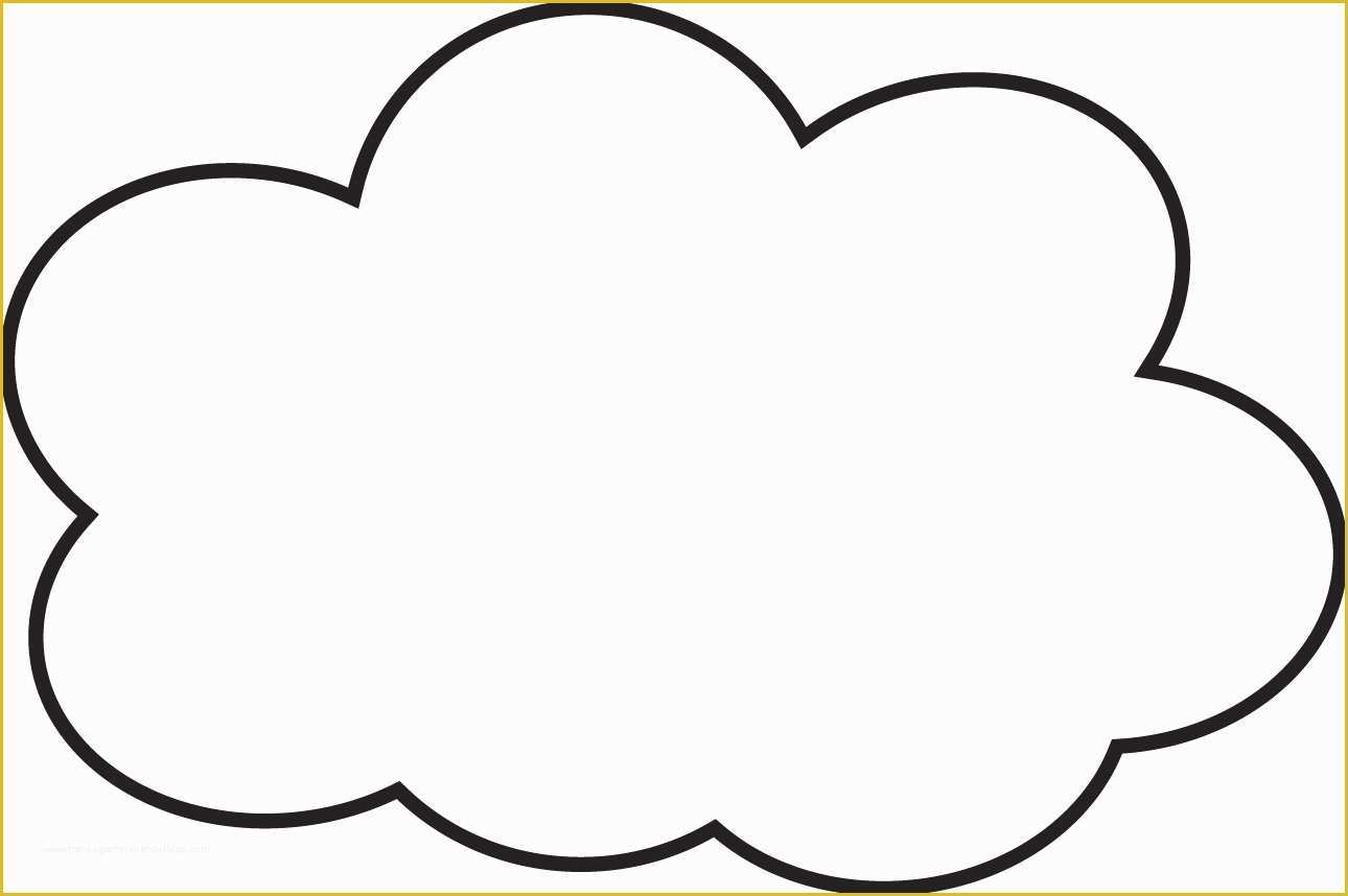 Cloud Template Free Of Drawn Clouds Puffy Pencil and In Color Drawn Clouds Puffy