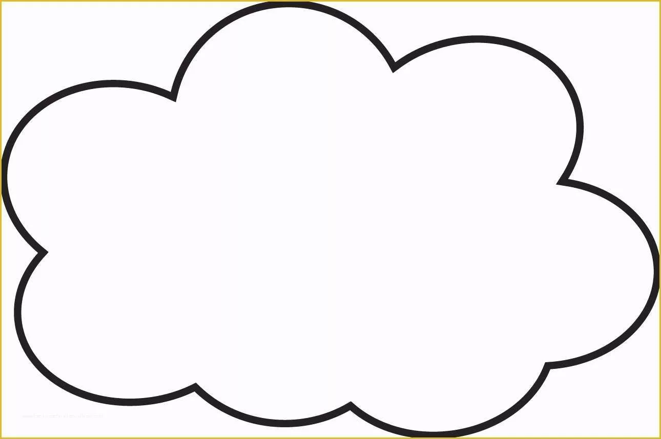 Cloud Template Free Of Drawn Clouds Puffy Pencil and In Color Drawn Clouds Puffy