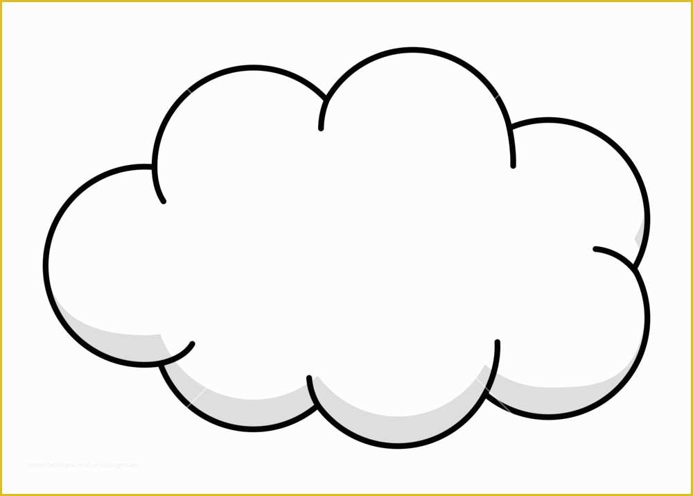 Cloud Template Free Of Fluffy Cloud Royalty Free Stock Image Storyblocks