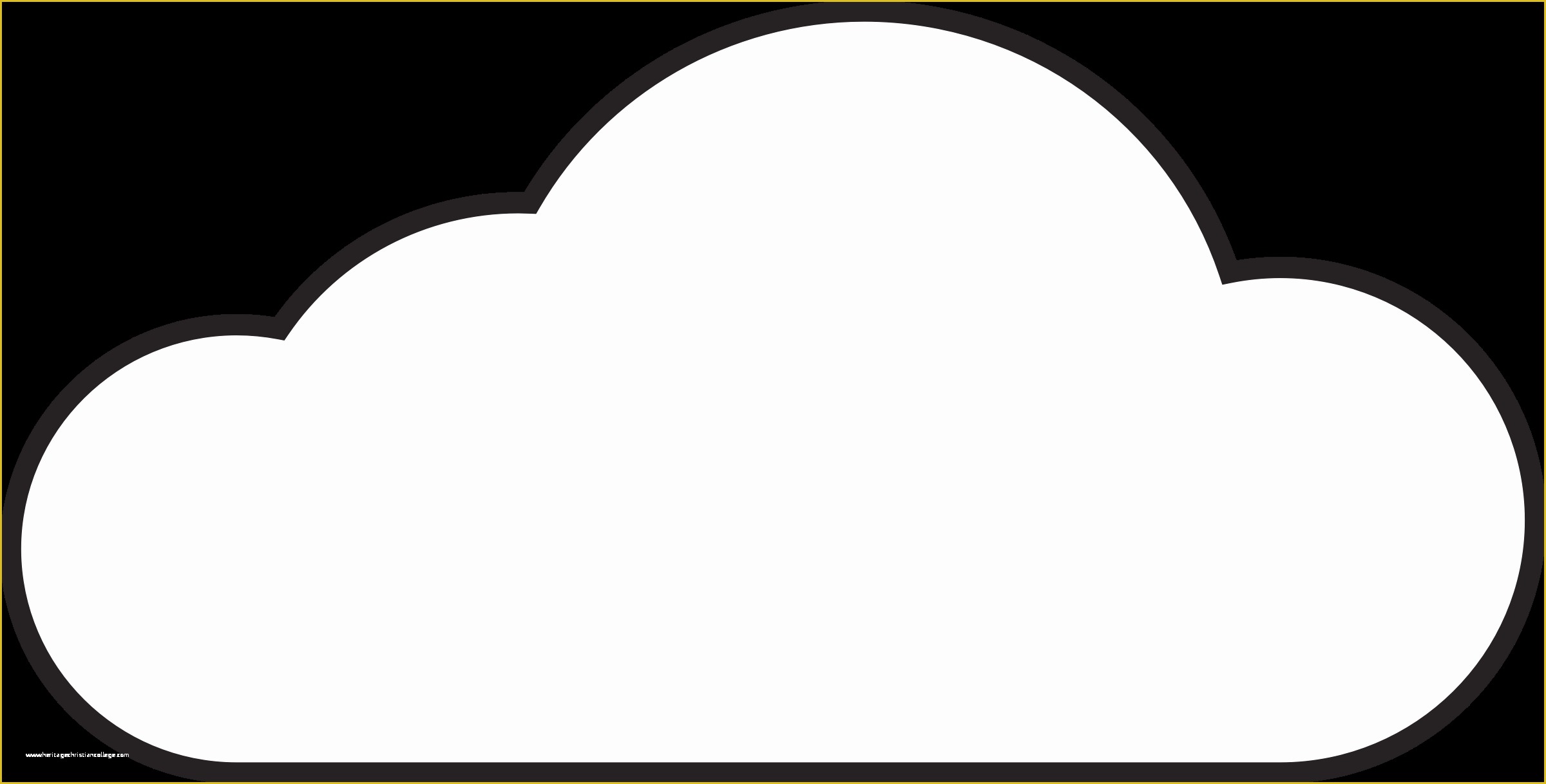 Cloud Template Free Of Free Cloud Outline Download Free Clip Art Free Clip Art